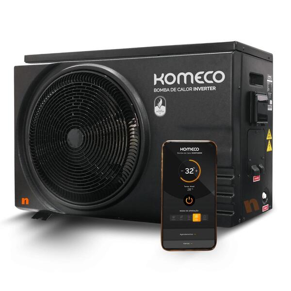 Aquecedor Trocador De Calor Inverter Piscina Até 45m³ Komeco