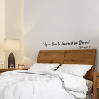Aquele Que Me Guarda Não Dorme Adesivo Palavra Decorativa - C