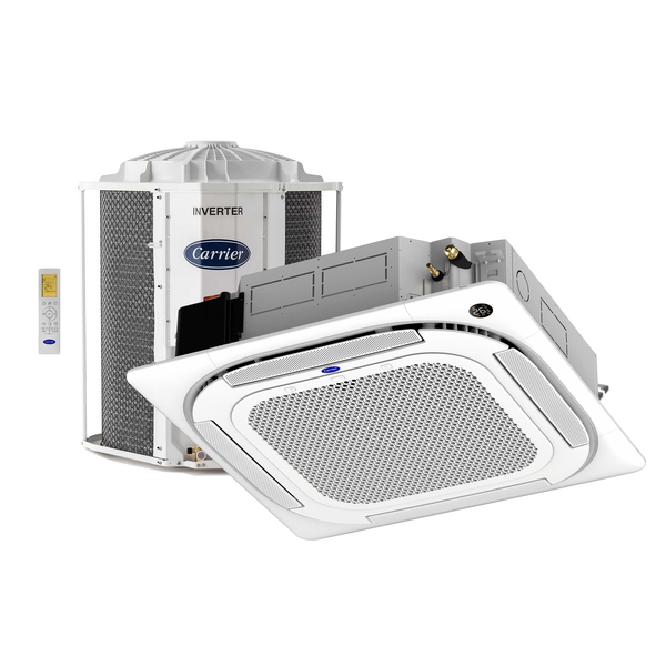 Ar Condicionado Cassete 23000 BTUs Quente e Frio Branco 220V Split Midea