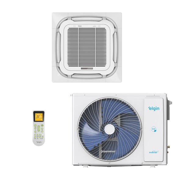 Ar Condicionado Cassete 48000 BTUs Frio Branco 220V Plus KD Elgin