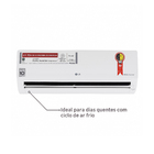 Ar Condicionado Split Frio 11000 BTUs 220V Branco Dual Inverter Compact LG