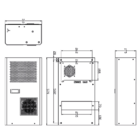 Ar Condicionado Industrial Para Painel Elétrico Indoor - 750w