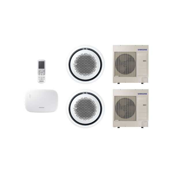 Ar Condicionado Inverter Cassete 360 Windfree Wifi 2x36.000 B