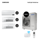 Ar Condicionado Kit Multi Split 3 Em 1 Com Wifi Tri Split Win