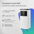 Ar Condicionado Portatil 10500 BTUs Frio Branco 220V HQ-AP10500W2 HQ