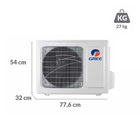 Ar Condicionado Split Quente e Frio 12000BTUs Branco Eco Garden Inverter Gree