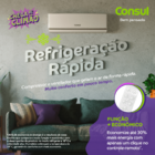 Ar Condicionado Split 12000 Btus Consul Frio Máxima Refrigera