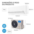 Ar-condicionado Split 12.000 Btus Ai Ecomaster Frio Midea 42e