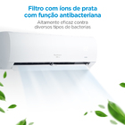 Ar Condicionado Split Inverter 18000 BTUs Frio Branco 220V Air Volution Connect Wi Fi Midea
