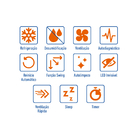 Ar Condicionado Split 9000BTUs Ar Frio Branco 220V G-Top Inverter Connection I Gree