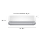 Ar Condicionado Split 9000BTUs Quente e Frio Branco 220V YI09F-YI09R Electrolux