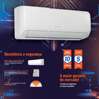 Ar Condicionado Split Inverter 24000BTUs Quente e Frio Branco 220V G-Classic B Gree