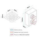 Ar Condicionado Split Cassete 4 Vias - Inverter - Daikin - Sk