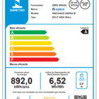 Ar Condicionado Split Hi Wall Gree G-diamond Auto Inverter 24