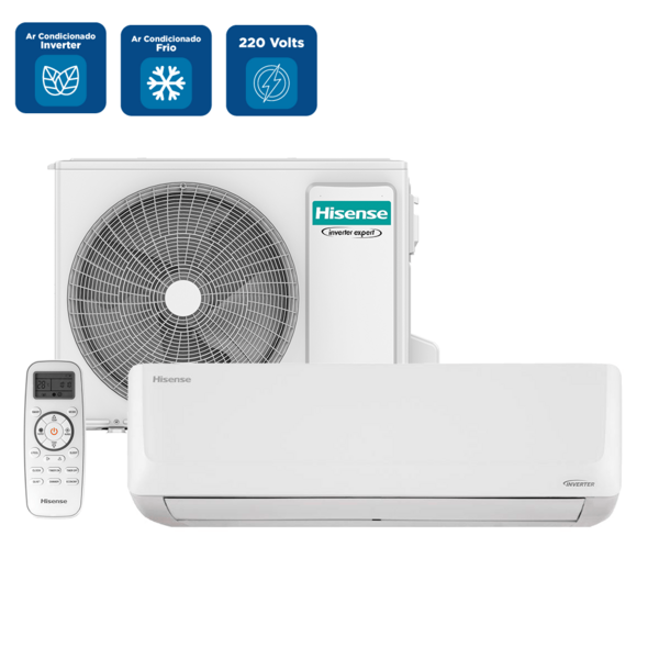 Ar Condicionado Split Hi Wall Inverter Hisense Wi-fi 9000 Btu/h