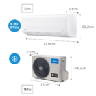 Ar Condicionado Split Hi Wall Inverter Midea Xtreme Save Ai C