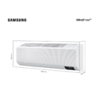 Ar Condicionado Split Hi Wall Inverter Samsung Windfree Sem V
