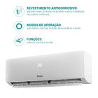 Ar Condicionado Split Hi Wall Philco 9000 Btu/h Frio Pac9fi –