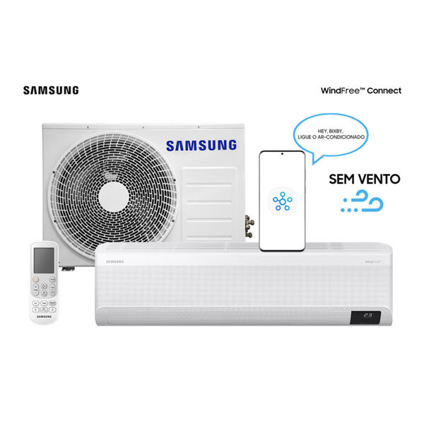 Ar Condicionado Split Inverter Samsung Wind Free Connect Sem