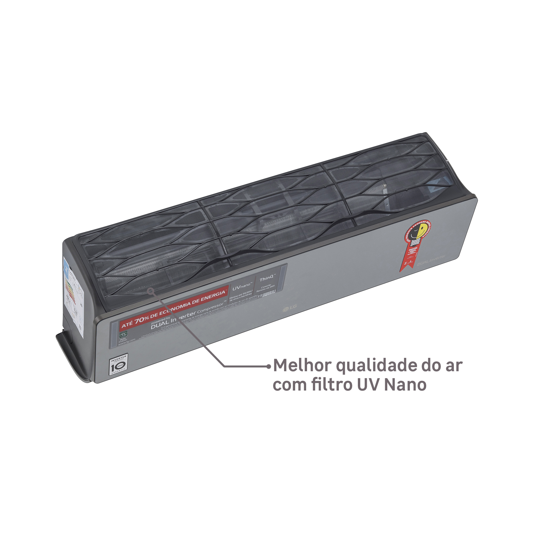 Melhor qualidade do ar