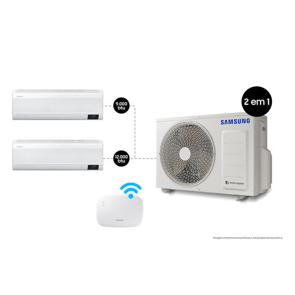 Ar Condicionados 9.000 Btu E 12.000 Btu Multi Split Windfree