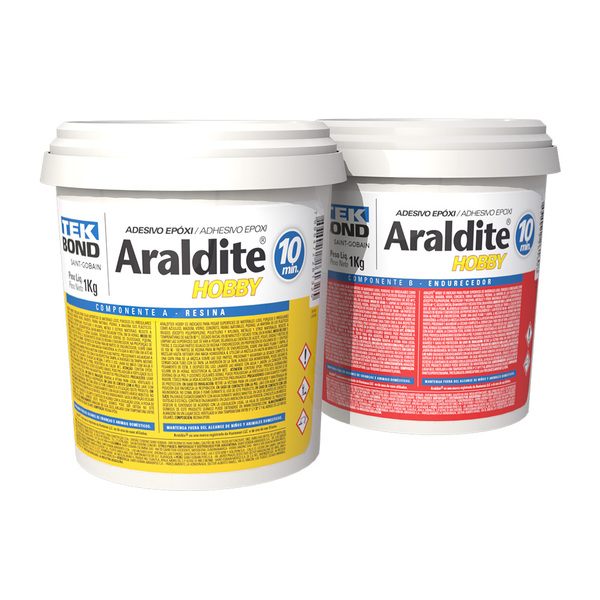 Araldite Hobby Epóxi Resina 1kg E Endurecedor 1kg Tekbond