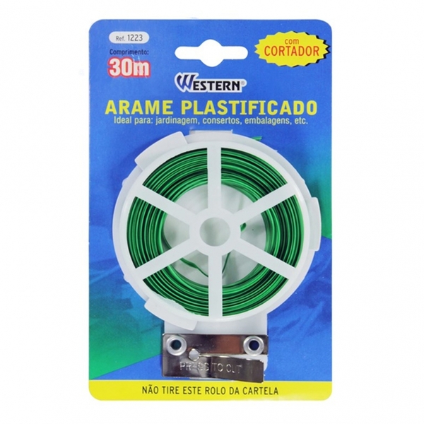 Arame Plastificado Western 30m C-cortador 1223 Blister