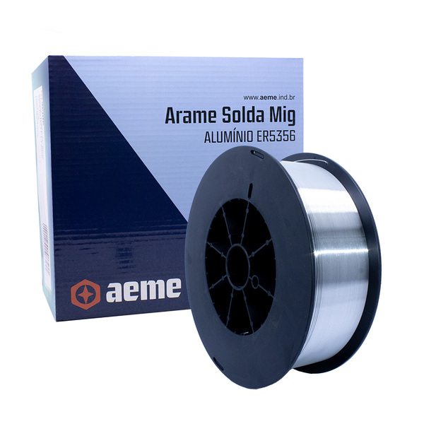 Arame Solda Mig Aluminio Aeme Capa Capa Aws Er5356 1.0mm 7 Kg