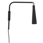 Arandela de Leitura Tube 270mm com Cabo PP 1,3m 1xG9 - Preto Liso