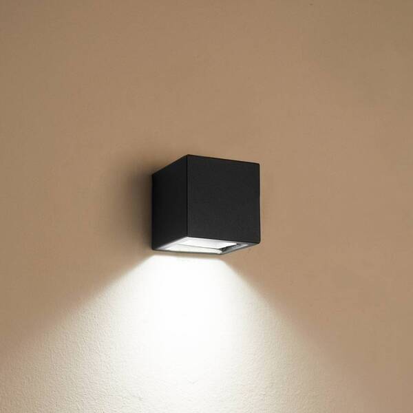 Arandela 1 Facho/foco Efeito Parede Externa/ Interna Pergolad