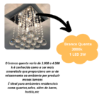 Arandela 1 Foco Hades P Interna/externa + Led Incluso (5008)