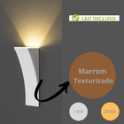 Arandela 1 Foco Hades P Interna/externa + Led Incluso (5008)