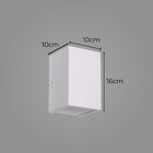 Arandela 1 Foco Média Alumínio Ext. Branca + Led Par20 Br. Qu