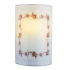 Arandela 1 Lâmpada 14cmx22cm Primavera Bronzearte Branco