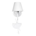 Arandela 1 Lâmpada Bailarina Branca Quarto Bebê Infantil