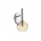 Arandela 23x13x12cm Metal E Vidro 1 Lâmpada G9