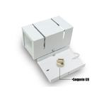 Arandela 2 Fachos E Frisos Externa E Interna Branca