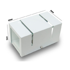 Arandela 2 Fachos E Frisos Externa E Interna Branca