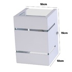 Arandela 2 Fachos E Frisos Externa E Interna Branco