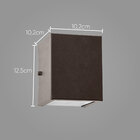 Arandela 2 fachos marrom +  lâmpada led g9 5w 3000k Bivolt  p