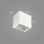 Arandela 2 Fachos Slim Branca + LED G9 5w 3000K Bivolt  Lumin