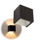 Arandela 2 Fachos Slim Preta + LED G9 5w 3000K Bivolt  Luminá