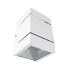 Arandela 2 Focos C/ Frisos E Facho Branca Externa Parede Muro