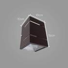 Arandela 2 Focos C/ Frisos E Facho Marrom Externa Parede Muro