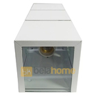 Arandela 2 Focos C/ Frisos E Fachos 30cm Externa E Interna Br