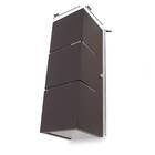 Arandela 2 Focos C/ Frisos E Fachos 30cm Externa E Interna Ki