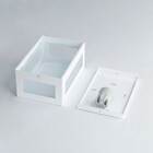 Arandela 5 vidros Branca + lâmpada LED E27 12W 6000K st569