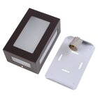 Arandela 5 Vidros Luminária Externa Interna Muro Parede Alumí