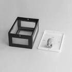 Arandela 5 vidros Marrom + lâmpada LED E27 12W 6000K st569