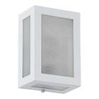 Arandela 5 vidros para lâmpada E27 luminária branca st569